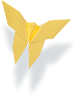 Origami butterfly
